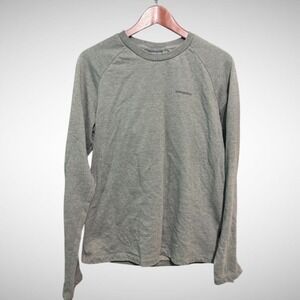 Patagonia Shirt Mens Medium Long Sleeve Crew Neck Pre Owned Gray Pull Over